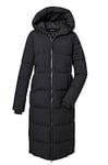 G.I.G.A. DX Femme Manteau matelassé avec capuche/manteau fonctionnel est hydrofuge GW 50 WMN QLTD CT, black, 42, 39840-000