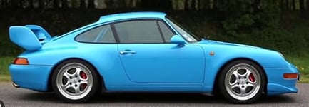 SOLIDO 1:18 Porsche 911 (993) CLUBSPORT Blue 1997