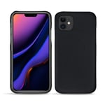 Coque cuir Apple iPhone 11 - Coque arrière - Noir - Cuir saffiano - Neuf