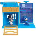 PJ Masks Catboy & Romeo Night Time Micros Trap & Escape Playset Hasbro New