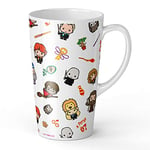 ERT - Tasse en céramique originale et sous licence officielle de Harry Potter Personages couleurs, parfaite pour un cadeau, tasse à café à l'intérieur blanc, impression de haute qualité, 450 ml