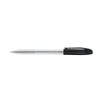 Q-Connect Stick Grip Ballpoint Pen Medium Black (Pack of 20) KF02457