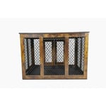 MaxxPet Cage pour chien en bois 94x60x72 cm - Caisse pour chien - Cage pour chien pour la maison - Niche pour chien - Marron