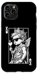 Coque pour iPhone 11 Pro Cupid Valentine King Of Hearts Card Poker Player