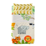 Jeu de draps HappyFriday Mr Fox Wild Multicouleur Lit de bébé 2 Pièces