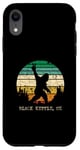 iPhone XR Black Kettle OK Sasquatch Peace Sign Bigfoot Design Case