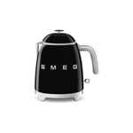 Bouilloire 0.8L 1400W 3 Tasses Noir Années 50 SMEG