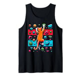 Cat Wall Climbing Boulderer Climb Rock Climber Bouldering Tank Top