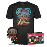 Funko Pop! & Tee: Black Panther Wakanda Forever - Ironheart MK1 - Glow In the Dark - Medium - T-Shirt - Clothes With Collectable Vinyl Figure - Gift Idea - Toys and Short Sleeve Top for Adults Unisex