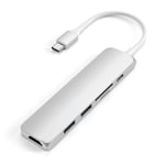 Satechi Slim USB-C MultiPort Adapter V2 Silver