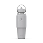 32 OZ Wide Flex Straw Travel Bottle Birch