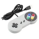 Style 1 Manette De Jeu Snes, Contrôleur Usb, Joystick, Pour Pc Windows