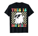 This Is Boo Sheet Halloween Ghost Costumes Men Women Couples T-Shirt