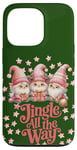 Coque pour iPhone 13 Pro Jingle all the way, Noël, 3 adorables nains