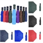 Three Folding 8 Bones Automatic Parasol Color Dark Green 1pcs