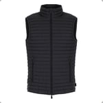 Emporio Armani Gilet Dark Grey Down Waistcoat Body Warmer Vest Jacket Size Small