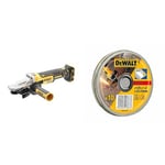 DEWALT - Meuleuse Tête Plate Brushless XR 18V 5Ah Li-Ion - DCG405FN-XJ - Meuleuse d'Angle sans Fil avec Poignée Latérale et Freinage Automatique - Lame Ø125mm - Vitesse à Vide 9000tr/min & DeWalt