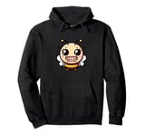 Bee Happy Big Smile Bad Teeth Bee Be Happy Pullover Hoodie