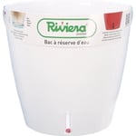 RIVIERA Bac a reserve d'eau - Rond - e 36 x H 33 cm - Blanc