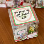 Elf Kit 30 Days Of Christmas, Roliga Elf-aktiviteter, Elf Props, Elf On The Shelf Kit, Countdown Fun Ch