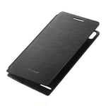 Étui en Cuir HUAWEI Original pour Huawei Ascend P6 Noire