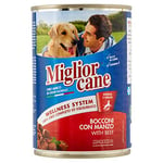 MIGLIOR CANE Jar 405 Gr Wet Aliments Pour Chiens Bites Boeuf