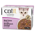 Økonomipakke Catit Cuisine Stew 24 x 95 g - Biff med grønnsaker