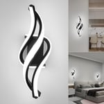 LED Applique Murale intérieur,22W 6000K Lumière blanc froid 1800LM Lampe Murale,Moderne Luminaire Murale,Éclairage Murals Design Incurvée,Appliques Murales pour Chambre,Maison Couloir,Salon,Escalier