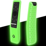 Étui De Protection Pour Telecommande Samsung Bn59 Series,Antidérapant Antichoc Housse Coque En Silicone Pour Télécommande Tv Samsung¿Glow Green)