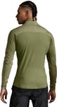 2XU Aero 1/2 Zip M Mellanlager Tröja Hunter Green/Black Reflective, XL