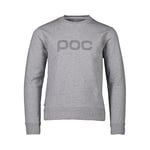 POC Mixte enfant Poc Crew Jr T Shirt, Grey Melange, 130 EU