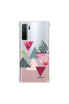 Evetane Coque et étui téléphone mobile huawei p40 lite 5g anti-choc souple angles renforcés transparente triangles jungle evetane