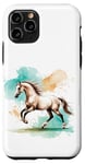 Coque pour iPhone 11 Pro T-shirt pour cheval, sweat à capuche de sport équestre, housse de téléphone portable pour poulains