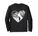 Saint Bernard Mom Dog Art Valentine's Day Heart Long Sleeve T-Shirt