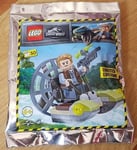 LEGO Jurassic World Owen with Airboat Foil Pack Set 122220