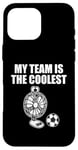 iPhone 16 Pro Max My Team Is The Coolest, Desk Fan Playing Football Soccer Case