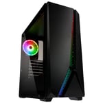 Boitier PC Moyen Tour E-ATX Kolink Quantum RGB avec panneau vitré - Noir