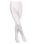 FALKE Romantic Dot K Ti transparents épais fantaisie 1 paire, Collants Mixte enfant, Blanc White 2209, 122-128