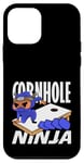 Coque pour iPhone 12 mini Cornhole Ninja Master Jeu amusant