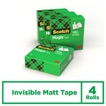 Scotch® magic™ tape 4 ruller 19 mm x 33 m