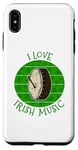 Coque pour iPhone XS Max Bodhran de la Saint-Patrick, musique irlandaise