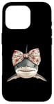 iPhone 16 Pro Shark Boho Wildflower Coquette Bow Mom Mothers Day Case