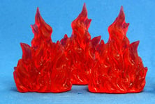 3 x WALL of FIRE - Reaper Bones miniature role playing and war game - 77080