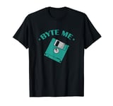 Byte me Floppy Disk Floppy Disk Retro Memory Module T-Shirt