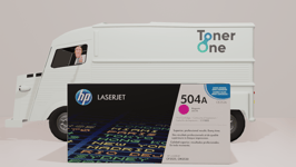 Genuine HP 504A Standard Capacity Laserjet Toner Cartridge CE253A Magenta