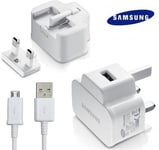 GENUINE SAMSUNG GALAXY TAB 3 10.1 & 8.0 ORIGINAL 2.0 AMP USB MAINS WALL CHARGER 