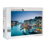 Baiyao Venice Puzzles for Adults,1000 Pieces Wooden Jigsaw Puzzles in a Box - Entertainment DIY Toys