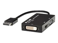 Eaton Tripp Lite Series Displayport To Vga / Dvi / Hdmi 4K X 2K @ 24/30Hz Adapter Converter - Videokonverter - Displayport - Dvi, Hdmi, Vga