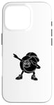 Coque pour iPhone 16 Pro Joueur de tennis drôle pour homme Dab Dance Tennis