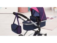 Bayer City Neo Deep Stroller Navy Blue+Pink 18154